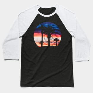 Palm Waves Baseball T-Shirt